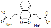 CAS 登录号：97860-59-8， 3,3'-(1,4-萘亚基)二丙酸二钠内过氧化物