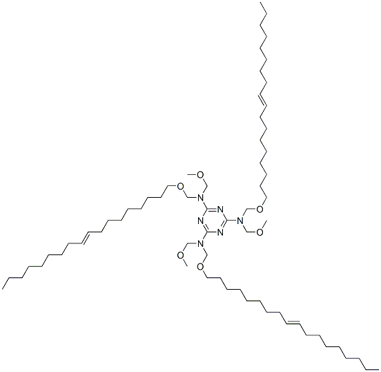 CAS#: 97862-02-7， N,N',N''-Tris(Methoxymethyl)-N,N',N''-Tris[(Octadec-9-En-1-Yloxy)Methyl]-1,3,5-Triazine-2,4,6-Triamine