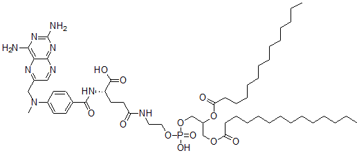CAS 登录号：97866-97-2， 甲氨蝶呤-gamma-1,2-二肉豆蔻酰基磷脂酰乙醇胺
