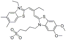 CAS#: 97889-92-4， 2-[2-[[5,6-Dimethoxy-3-(4-Sulphonatobutyl)-3H-Benzothiazol-2-Ylidene]Methyl]But-1-Enyl]-3-Ethyl-5,6-Dimethylbenzothiazolium