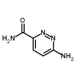 structure of CAS# 98021-37-5, 6-Amino-3-pyridazinecarboxamide;6-Aminopyridazine-3-Carboxamide