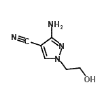 CAS#: 98035-87-1， 3-Amino-1-(2-hydroxyethyl)-1H-pyrazole-4-carbonitrile