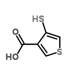CAS#: 98077-07-7， 4-Sulfanyl-3-thiophenecarboxylic acid
