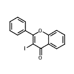 CAS#: 98153-12-9， 3-iodo-2-phenyl-chromen-4-one