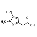 CAS#: 98197-25-2， (5-Amino-1-methyl-1H-pyrazol-3-yl)acetic acid