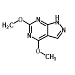 CAS#: 98277-30-6， 4,6-dimethoxy-1H-pyrazolo[3,4-d]pyrimidine