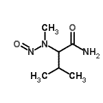 CAS#: 98278-66-1， 3-Methyl-2-[methyl(nitroso)amino]butanamide