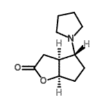 CAS#: 98295-71-7， (3aS,4R,6aR)-4-(1-Pyrrolidinyl)hexahydro-2H-cyclopenta[b]furan-2-one