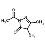 CAS#: 98334-63-5， 2-Acetyl-4,5-dimethyl-2,4-dihydro-3H-pyrazol-3-one