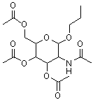 CAS#: 98346-06-6， Propyl 2-acetamido-3,4,6-tri-O-acetyl-2-deoxyhexopyranoside