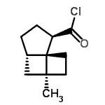 CAS#: 98361-97-8， (1R,4S,6S,9R)-4-Methyltricyclo[4.3.0.0<sup>1,4</sup>]nonane-9-carbonyl chloride