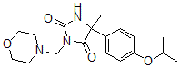 CAS#: 98402-05-2， 5-Methyl-5-(4-(1-Methylethoxy)Phenyl)-3-(4-Morpholinylmethyl)-2,4-Imidazolidinedione