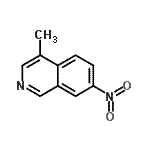 CAS#: 98410-82-3， 4-Methyl-7-Nitro-Isoquinoline