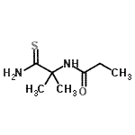 CAS#: 98428-40-1， N-(2-amino-1,1-dimethyl-2-thioxo-ethyl)propanamide