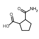 CAS#: 98431-87-9， 2-Carbamoylcyclopentanecarboxylic acid