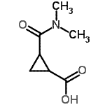 CAS#: 98431-89-1， 2-(Dimethylcarbamoyl)cyclopropanecarboxylic acid