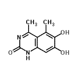 CAS#: 98473-14-4， 6,7-Dihydroxy-4,5-dimethyl-2(1H)-quinazolinone