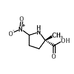 CAS 登录号：98484-79-8， 2-甲基-5-硝基-L-脯氨酸