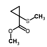 CAS#: 98485-43-9， methyl 1-methylsulfanylcyclopropane-1-carboxylate