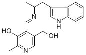 CAS#: 98497-89-3， 5-Hydroxy-4-(((2-(1H-Indol-3-Yl)-1-Methylethyl)Imino)Methyl)-6-Methyl-3-Pyridinemethanol