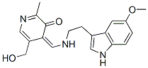 CAS#: 98497-90-6， (4E)-5-(Hydroxymethyl)-4-[[2-(5-Methoxy-1H-Indol-3-Yl)Ethylamino]Methylidene]-2-Methyl-Pyridin-3-One