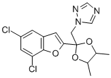 CAS#: 98519-01-8， 1-((2-(5,7-Dichloro-2-Benzofuranyl)-4,5-Dimethyl-1,3-Dioxolan-2-Yl)Methyl)-1H-1,2,4-Triazole