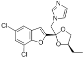 CAS#: 98519-09-6， cis-1-((2-(5,7-Dichloro-2-Benzofuranyl)-4-Ethyl-1,3-Dioxolan -2-Yl)Methyl)-1H-Imidazole