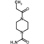CAS#: 98553-47-0， 4-Propionyl-1-piperazinecarboxamide