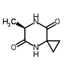 CAS#: 98735-79-6， (6R)-6-Methyl-4,7-diazaspiro[2.5]octane-5,8-dione
