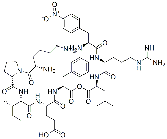 CAS 登录号:98751-93-0, 赖氨酰-脯氨酰-异亮氨酰-谷氨酰-苯甘氨酰-4-硝基苯甘氨酰-精氨酰-亮氨酸