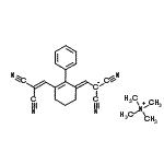 CAS#: 98826-75-6， N,N,N-Trimethyl-Methanaminium Salt With [[3-(2,2-Dicyanoethenyl)-2-Phenyl-2-Cyclohexen-1-Ylidene]Methyl]Propanedinitrile (1:1)