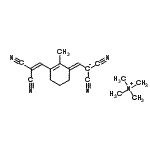 CAS#: 98826-81-4， N,N,N-Trimethyl-Methanaminium Salt With [[3-(2,2-Dicyanoethenyl)-2-Methyl-2-Cyclohexen-1-Ylidene]Methyl]Propanedinitrile (1:1)