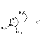 CAS#: 98892-74-1， 1,2-Dimethyl-3-propyl-2,3-dihydro-1H-imidazol-1-ium chloride