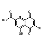 CAS#: 98948-82-4， 4,6-Dihydroxy-5,8-dioxo-5,8-dihydro-2-quinolinecarboxylic acid