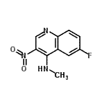 CAS#: 99009-92-4， 6-Fluoro-N-methyl-3-nitro-4-quinolinamine