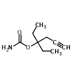 CAS#: 99062-81-4， 3-Ethyl-5-hexyn-3-yl carbamate