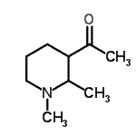 CAS 登录号：99064-99-0， 1-(1,2-二甲基-3-哌啶基)乙酮