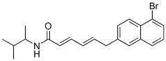 CAS#: 99083-11-1， N-(1,2-Dimethyl)propyl-6-(5-bromonaphth-2-yl)hexa-2,4-dienamide
