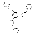 CAS#: 99097-41-3， Dibenzyl 4-(benzyloxy)-2,6-pyridinedicarboxylate