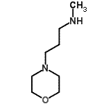 structure of CAS# 99114-72-4, N-Methyl-3-(4-morpholinyl)-1-propanamine;methyl(3-morpholin-4-ylpropyl)amine;Methyl-(3-morpholin-4-yl-propyl)-amine;N-Methyl-3-(4-morpholinyl)-1-propanamine