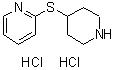 CAS 登录号：99202-39-8， 2-(4-哌啶基硫基)吡啶二盐酸盐