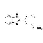 CAS 登录号：99206-53-8， 2-(3-庚烷基)-1H-苯并咪唑