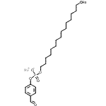 CAS 登录号：99281-05-7， 钠4-甲酰基苯基十六烷基磷酸酯
