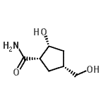 CAS#: 99295-47-3， (1S,2R,4R)-2-Hydroxy-4-(hydroxymethyl)cyclopentanecarboxamide