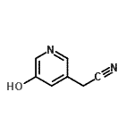 CAS#: 99310-62-0， (5-Hydroxy-3-pyridinyl)acetonitrile