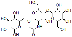 CAS#: 99339-98-7， Galactopyranosyl(1-4)-N-Acetylgalactosaminyl(1-6)Galactose