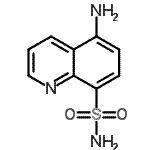 CAS#: 99358-74-4， 5-Amino-8-quinolinesulfonamide