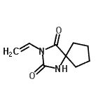 CAS#: 99362-36-4， 3-Vinyl-1,3-diazaspiro[4.4]nonane-2,4-dione