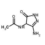 CAS#: 99419-10-0， N-(3-Amino-5-oxo-4,5-dihydro-1H-pyrazol-4-yl)acetamide