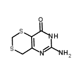CAS#: 99420-69-6， 6-Amino-4H-[1,3]dithiino[5,4-d]pyrimidin-8(5H)-one